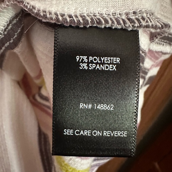 Torrid baby doll tank 2X EUC tie belt soft ribbed stripes white v-neck faux wrap - Picture 6 of 7